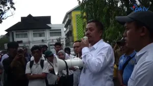 300 Tenaga Bakti Rimbawan Demo Tuntut Kejelasan Status Kepegawaian