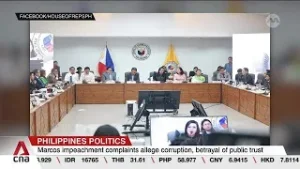 Philippine House panel dismisses impeachment complaints against President Ferdinand Marcos