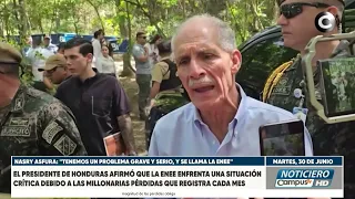 "Tenemos un problema grave y se llama la ENEE": Nasry Asfura revela millonarias pérdidas
