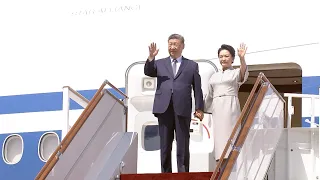 President Xi Jinping arrives in Kyrgyzstan for SCO summit, state visit