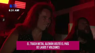 The night the metal giants set foot in Nicaragua