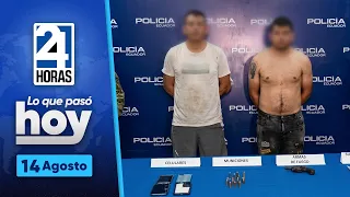 Dangerous alias Cenizo captured in Ecuador | August 14, 2026 | What happened today