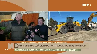 Governor Alberto Weretilneck's tour of the mountain city