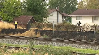 Clinton family frustrated by dry, flammable weeds causing fire hazard
