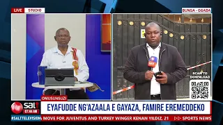Eyafudde ng'azaala e Gayaza, famire eremeddeko | Omusunsuzi