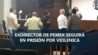 Former Pemex director Víctor Rodríguez remanded to pretrial detention for domestic and vicarious ...