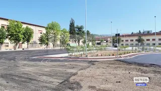 L'Aquila - Ex-Caserma Ricci parking lot is ready