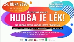 Pozvánka na charitativní koncert Hudba je lék