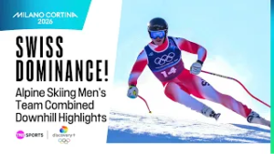 CAN'T STOP WINNING ⛷️| Alpine Skiing Men's Team Combined Downhill Highlights | Winter Olympics 2026