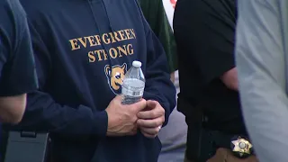 Evergreen community finds healing under Friday night lights, one year after the shooting