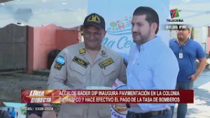 Alcalde Bader Dip de La Ceiba hace efectivo el pago de la Tasa Bomberil