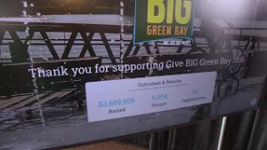 Give BIG Green Bay smashes last year's $3.5 million threshold