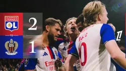 OL - OGC Nice: OL tops the table after a hard-fought 2-1 victory