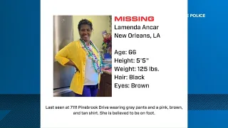 Silver Alert issued for 66-year-old New Orleans woman