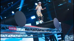 Los nervios de Patricia Conde en el rodillo en equilibrio - El Desafío