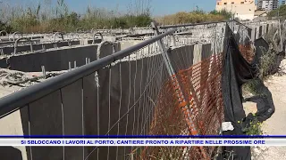PORT WORKS UNBLOCKED, CONSTRUCTION SITE READY TO RESTART IN THE COMING HOURS