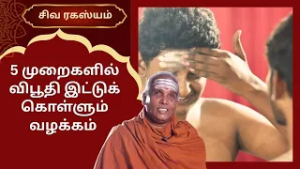 5 முறைகளில் விபூதி இட்டுக் கொள்ளும் வழக்கம் | Siva Rahasyam | Epi 143-Part 02 | Dr.Rajasekar |