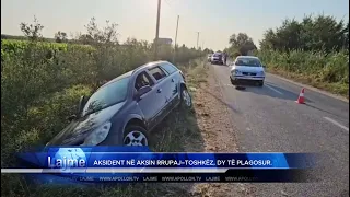 Aksident në aksin Rrupaj–Toshkëz, dy të plagosur