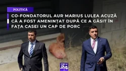 Co-fondatorul AUR acuză că a fost amenințat după ce a găsit în fața casei un cap de porc