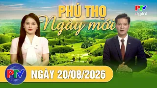 Phu Tho New Day August 20, 2026 | VETC, Epass charging 6,600 VND/month for individuals, 66,000 VN...
