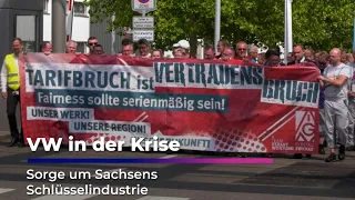 VW in der Krise - Sorge um Sachsens Schlüsselindustrie