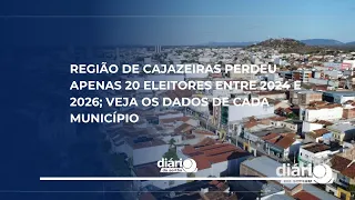 Cajazeiras region lost only 20 voters between 2024 and 2026; see the data for each municipality