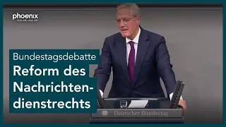 Bundestag, 96. Sitzung: Debatte zur Reform des Nachrichtendienstrechts | 24.09.26