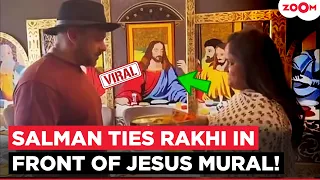 Salman Khan’s RAKHI Video Sparks Buzz! Netizens REACT To The Jesus Mural In Background; Fans Go WILD
