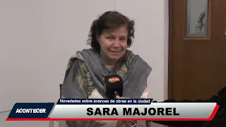 09/04 Sara Majorel works in Villa Argentina neighborhood gas and sewer systems