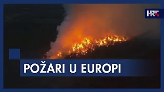Požari u Francuskoj i Španjolskoj