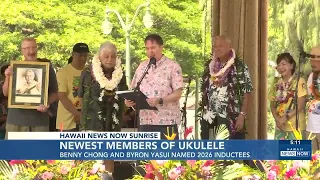 2 longtime musicians inducted into Ukulele Hall of Fame at festival
