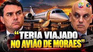Flávio Bolsonaro mocks private jet trip linked to Vorcaro and cites Alexandre de Moraes