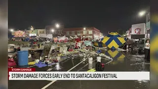 Storm damage forces early end to SantaCaliGon Festival