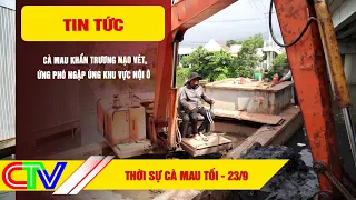 CA MAU NEWS EVENING 9/23/2026 | CA MAU URGENTLY DREDGES TO RESPOND TO URBAN FLOODING