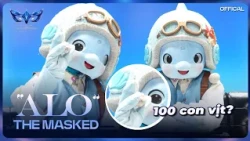 ALO" THE MASKED: DOL-LA-LA để lộ thói quen khó chối, quyết tâm nhập vai mascot cá heo đến cùng