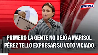🔴Primero la Gente pidió a Marisol Pérez Tello guardar silencio por su voto viciado en segunda vuelta