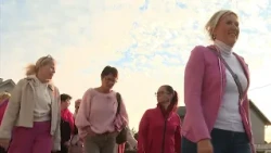 "Pink Walk": 1 in 8 women affected by breast cancer