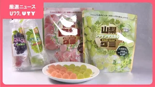 9月3日はグミの日　ご当地グミで売上26倍の会社も　白桃やシャインマスカット　「山梨の食材の味わいや風味を最大限に」