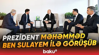 İlham Əliyev Beynəlxalq Avtomobil Federasiyasının prezidentini qəbul edib - Baku TV