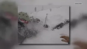 Dramatic rescue after skier swallowed by 10 feet of storm snow at Palisades Tahoe