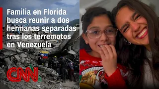 Perdió a su madre en los terremotos de Venezuela y ahora busca reunirse con su hermana de 12 años