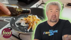 “This Is Next Level Stuff!” Guy Tries Coconut Noodles & Vegan ‘Oysters’ | Guy Hawaiian Style