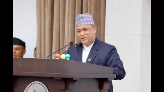 मा. शिशिर खनाल / परराष्ट्र मन्त्रीले मौखिक प्रश्नहरूको उत्तर दिनुहुँदै  || NEPAL TELEVISION