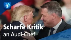 Neuer US-Standort: Wie Audi-Mitarbeiter auf den Trump-Auftritt reagieren