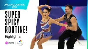 Lilah Fear and Lewis Gibson unleash EPIC routine to the Spice Girls ? #MilanoCortina2026