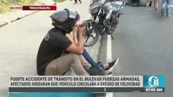 "He might lose his arm, all the weight fell on him": Young man describes the collector's critical...
