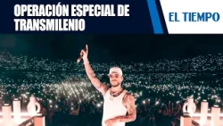 Special Transmilenio operation for the Ryan Castro concert at El Campín | EL TIEMPO