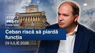 PRO TV News (5:00 PM) | CEBAN RISKS LOSING HIS OFFICE | Moldova