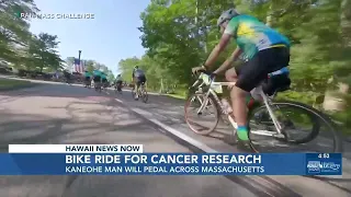 Kaneohe cyclist takes on 170-mile ride for cancer research