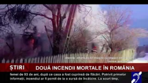 Incendii mortale, în țară